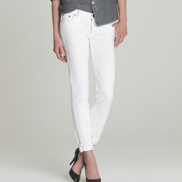 J. Crew Matchstick White Jeans Size 27 Short - Picture 1 of 13